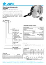 Magnetic absolute encoders MARC645