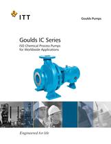 Goulds IC Series ISO Chemical Process Pumps for Worldwide Applications