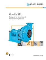 Goulds SRL Designed for Abrasive and Corrosive Slurry Services