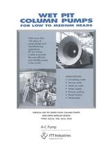 Wet Pit Column Pumps