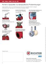 Richter Heavy duty-Kugelhähne – Absperr-, Regel- und Bodenablasshähne – KN - 8