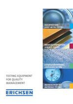 Product catalog / Delivery program ERICHSEN GmbH & Co. KG