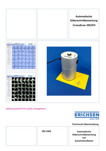 Technische Beschreibung CrossScan 295/XVI