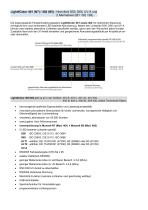 Technische Beschreibung Light4Color Modelle 400 401 402-4