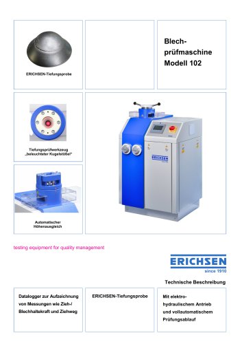 Technische Beschreibung Model 102