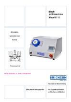Technische Beschreibung Modell 111