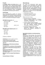 Technische Beschreibung Modell 145-2