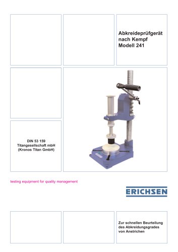 Technische Beschreibung Modell 241