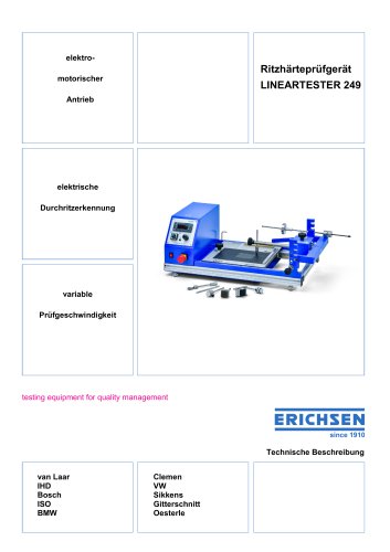 Technische Beschreibung Modell 249 