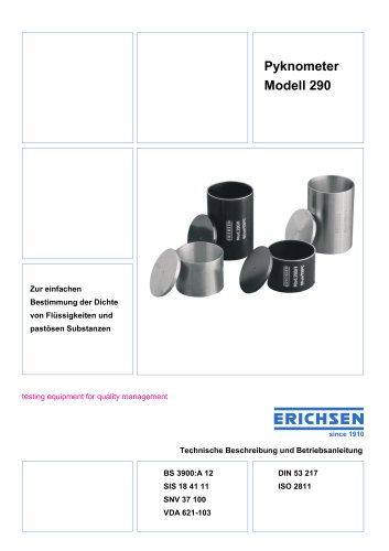 Technische Beschreibung Modell 290