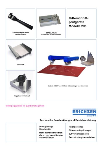 Technische Beschreibung Modell 295