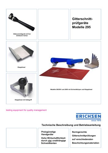 Technische Beschreibung Modell 295