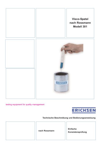 Technische Beschreibung Modell 301