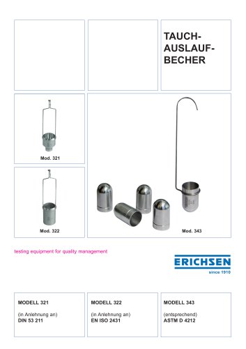 Technische Beschreibung Modell 321 / 322 / 343