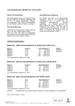 Technische Beschreibung Modell 321 / 322 / 343-2