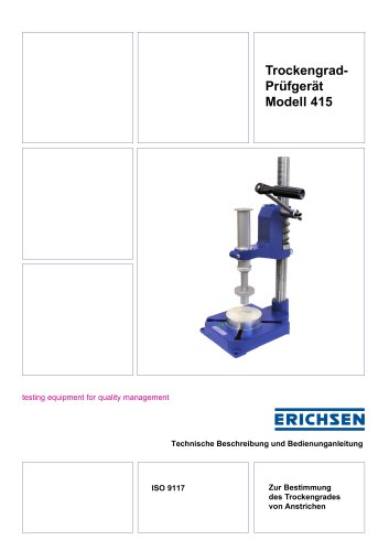 Technische Beschreibung Modell 415