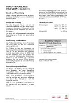Technische Beschreibung Modell 416-2