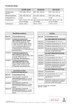 Technische Beschreibung Modell 425-4