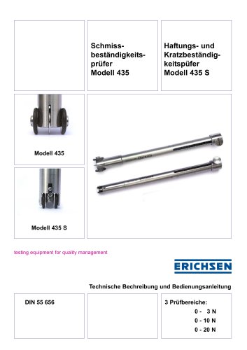 Technische Beschreibung Modell 435