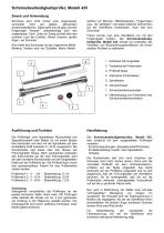 Technische Beschreibung Modell 435-2