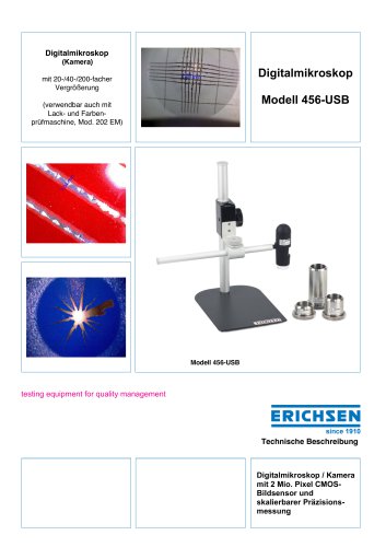 Technische Beschreibung Modell 456-USB