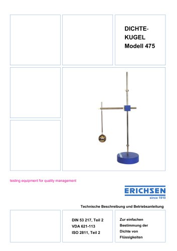 Technische Beschreibung Modell 475