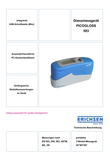 Technische Beschreibung Modell 503