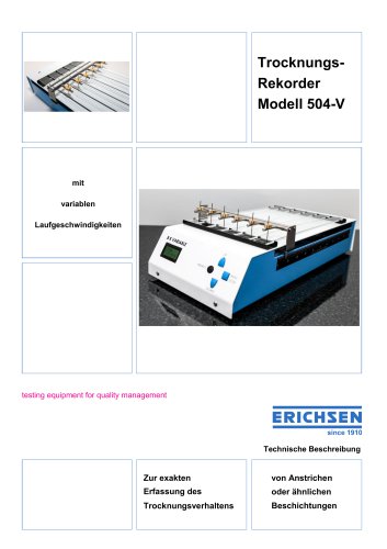 Technische Beschreibung Modell 504-V