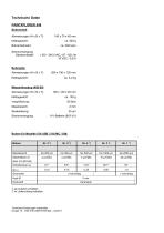 Technische Beschreibung Modell 518 USB / 518 MC / 548-7