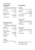 Technische Beschreibung Modell 519 / 519 Smart / 529-4