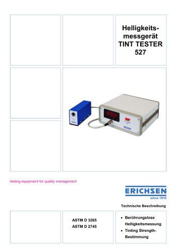 Technische Beschreibung Modell 527