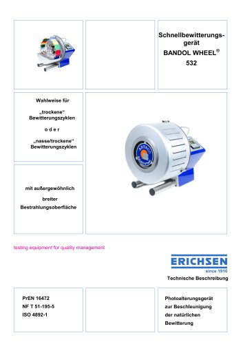 Technische Beschreibung Modell 532