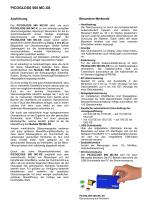 Technische Beschreibung Modell 560 / 562-3
