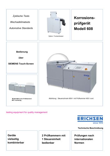 Technische Beschreibung Modell 608