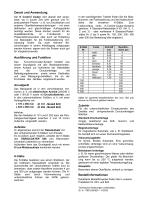 Technische Beschreibung Modell 623 / 624-2