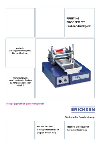 Technische Beschreibung Modell 628