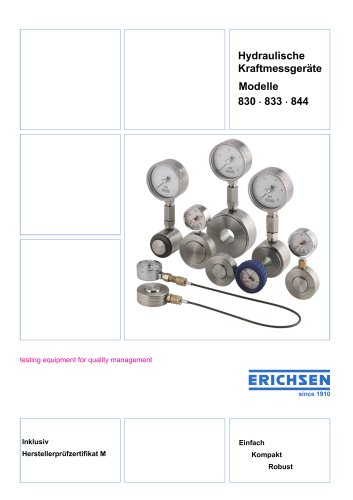 Technische Beschreibung Modell 830, 833, 844