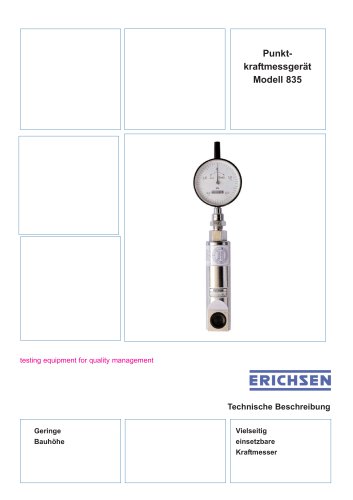 Technische Beschreibung Modell 835