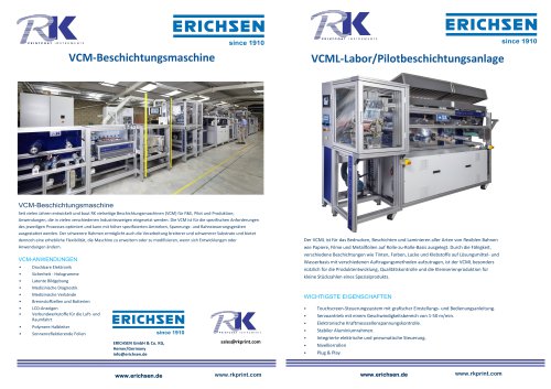 Technische Beschreibung Modell VCML