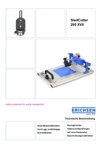 Technische Beschreibung  SledCutter 295 XVII