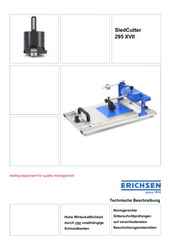Technische Beschreibung  SledCutter 295 XVII
