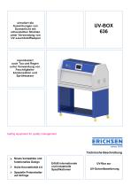 Technische Beschreibung UV-BOX 636