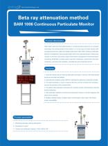 Beta ray attenuation method BAM1006