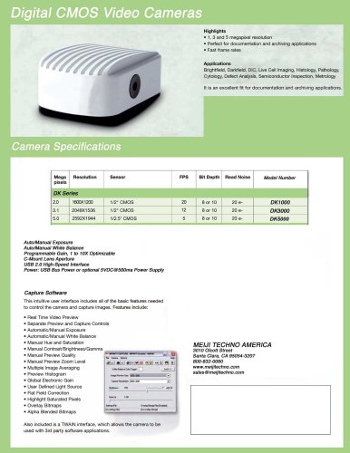 Digital CMOS Video Cameras