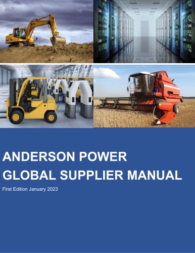 GLOBAL SUPPLIER MANUAL