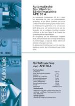 Automatische SpiralbohrerSchleifmaschine APE 80 A-1