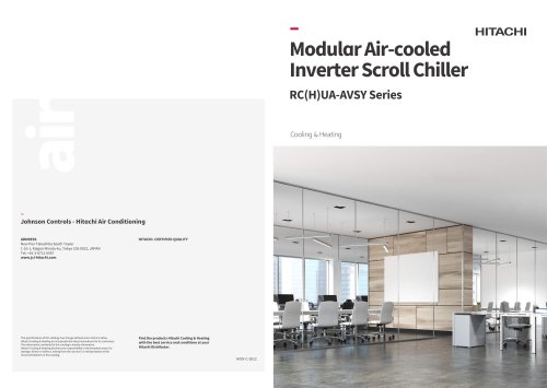 Modular Air-cooled Inverter Scroll Chiller