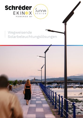 Wegweisende Solarbeleuchtungslösungen