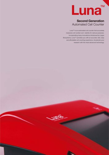 The Luna Automated Cell Counter