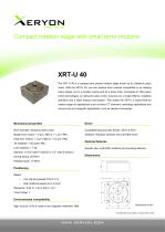 XRT-U40 / Compact rotation stage with small error motions